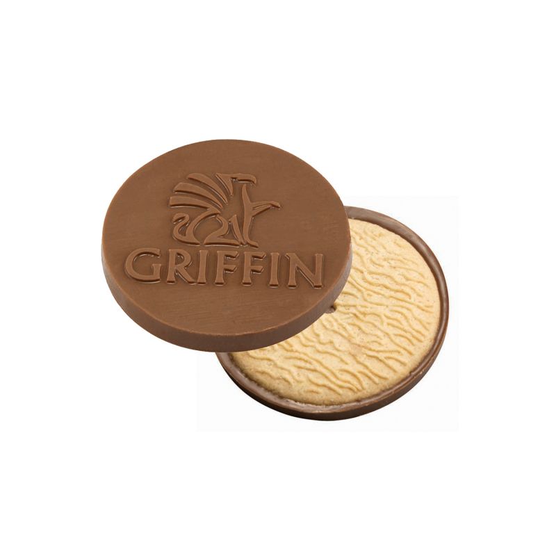 3/4 oz Custom Chocolate Round Cookie 2