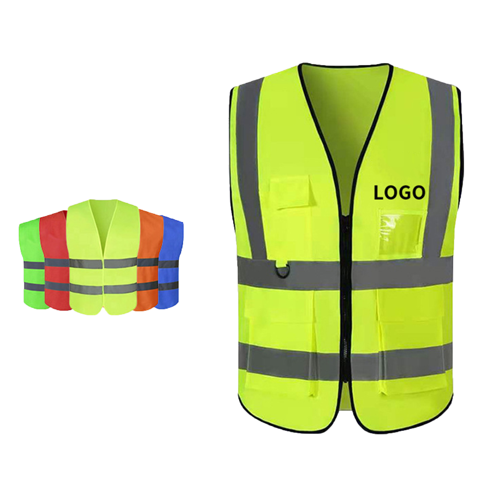 MOQ20 Warp Knitted Reflective Safety Vest 2