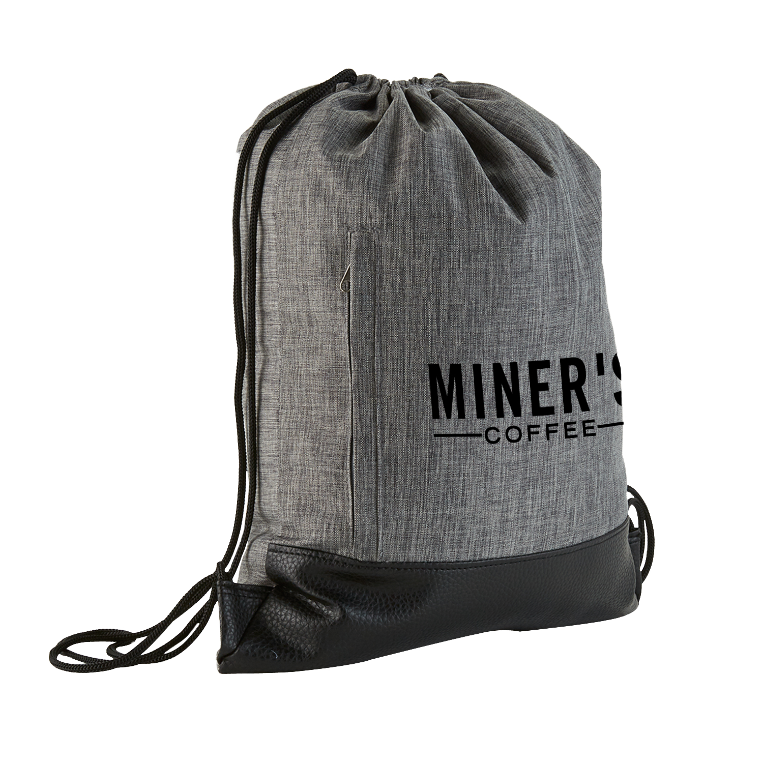 Heathered Drawstring Backpack 3