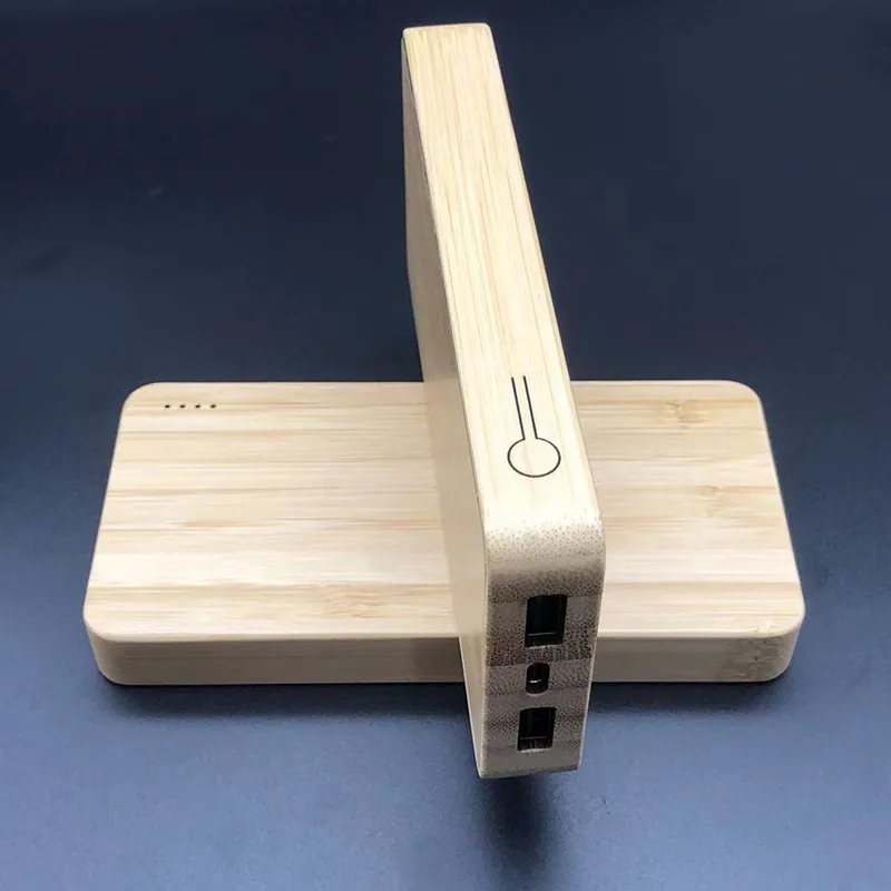 Eco-Friendly Bamboo Wood 10000 mAh Power Bank 3