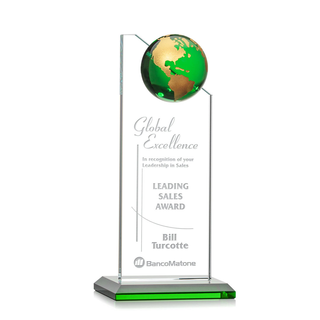 Arden Globe Award - Green/Gold