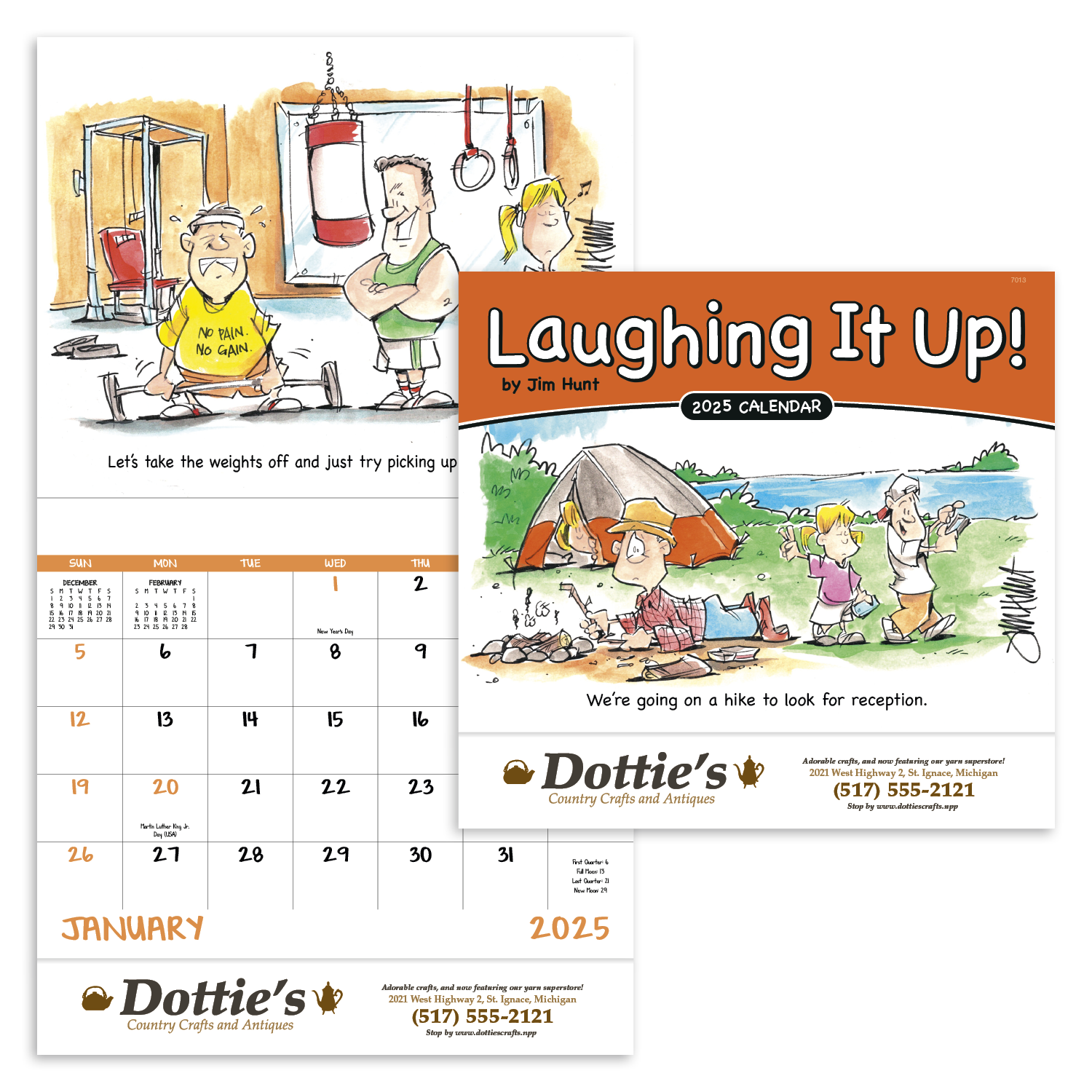 Good Value™ Laughing It Up - Stapled Calendar 17