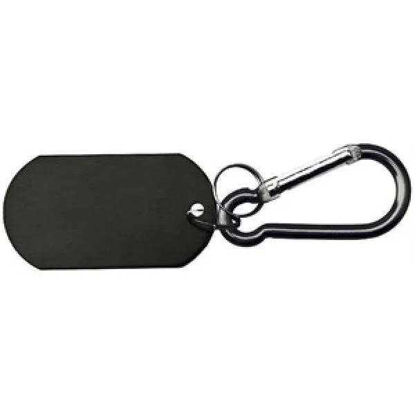 Aluminum Metallic Key Holder & Dog Tag w/Carabiner 5