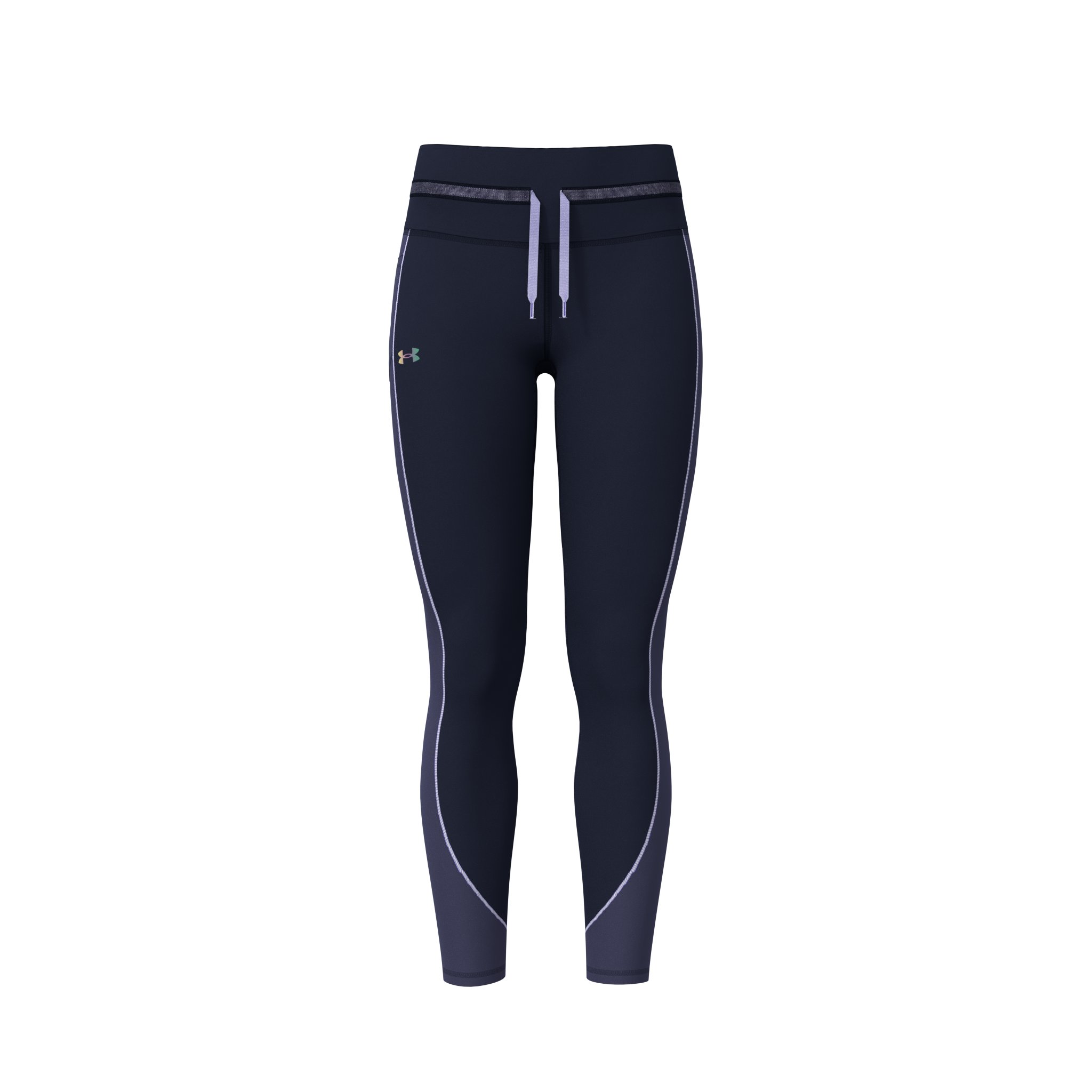 UA RUSH ColdGear No-Slip Waistband Women's Full-Length Leggings 3