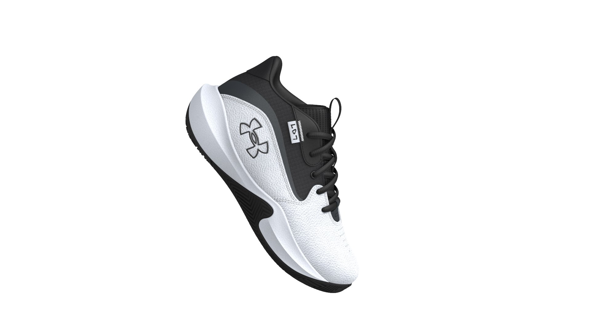UA Lockdown 7 Pre-School Basketball Shoes 2