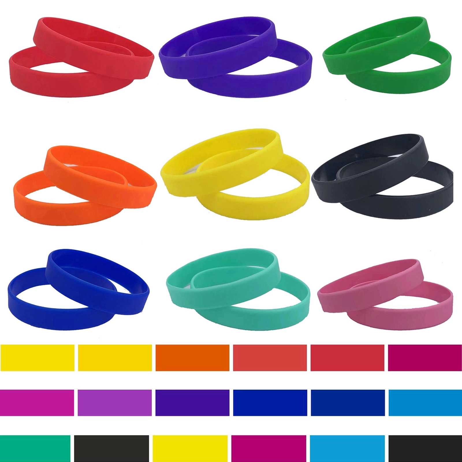 Colorful Silicone Wristbands 2