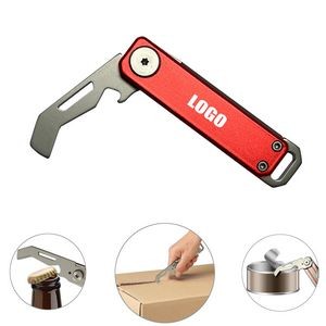 Versatile Multi Opener Knife Cutter With Carabiner Stainless Steel Design 27