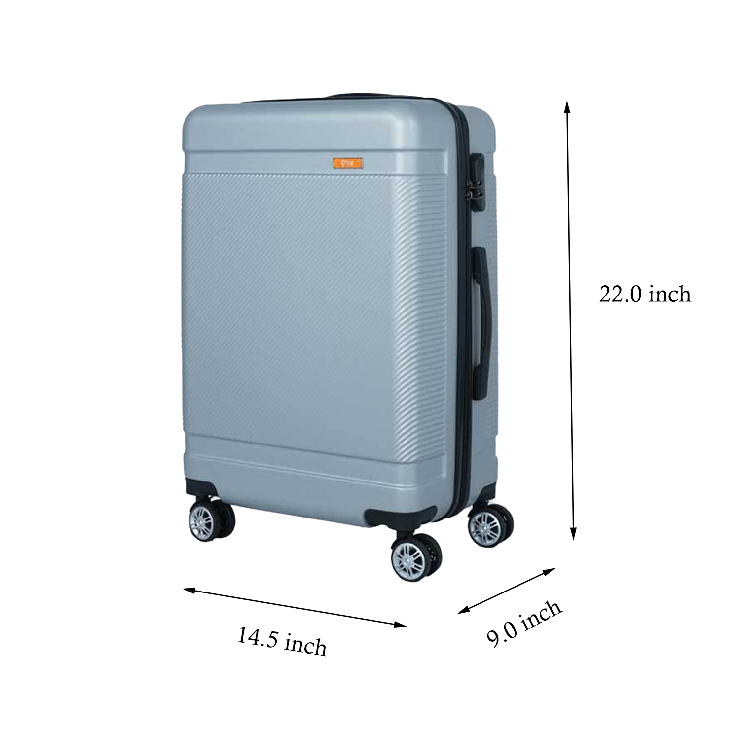 20 inch ABS Suitcase w/ a secure combination lock 10