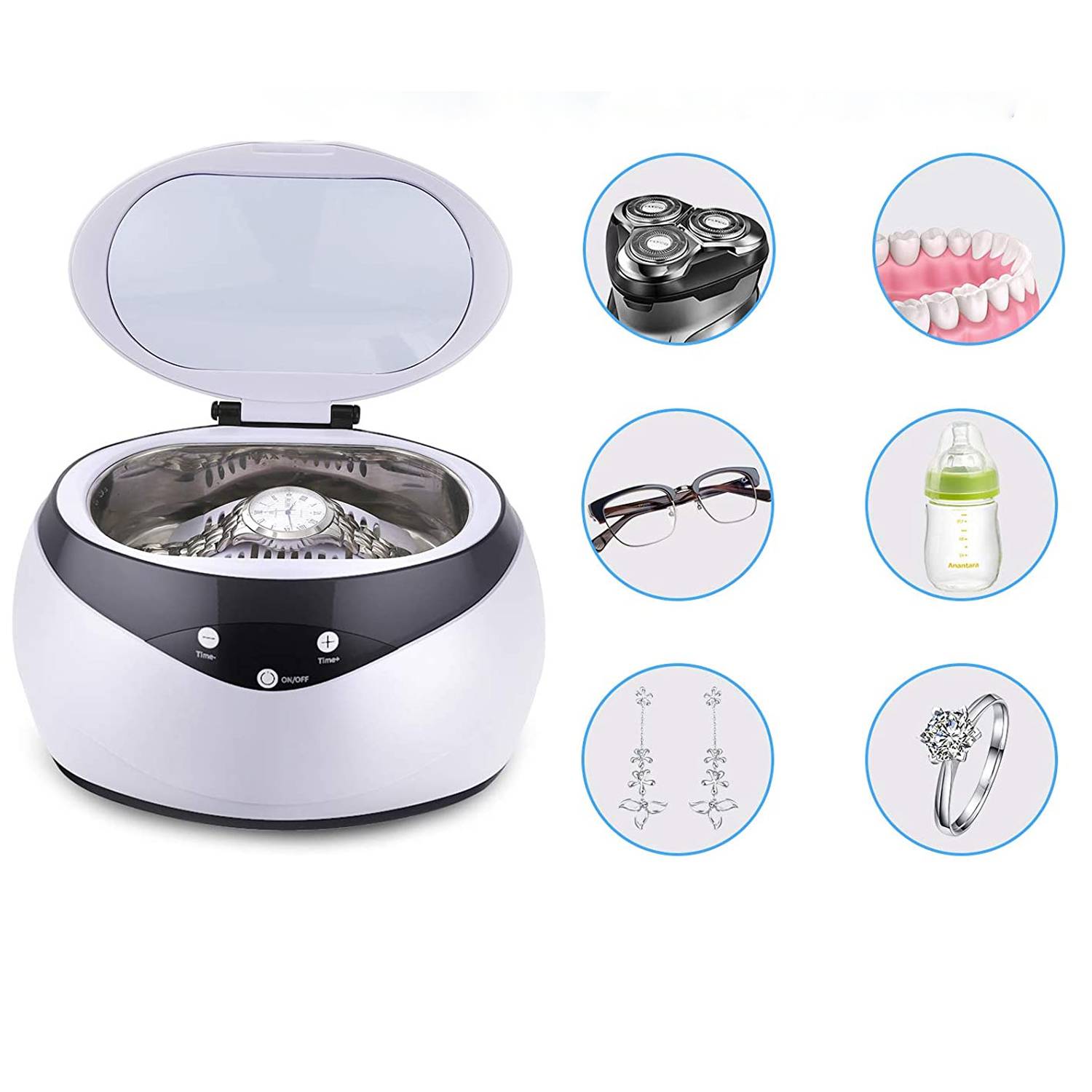 40KHz Jewelry Ultrasonic Cleaner Machine 5