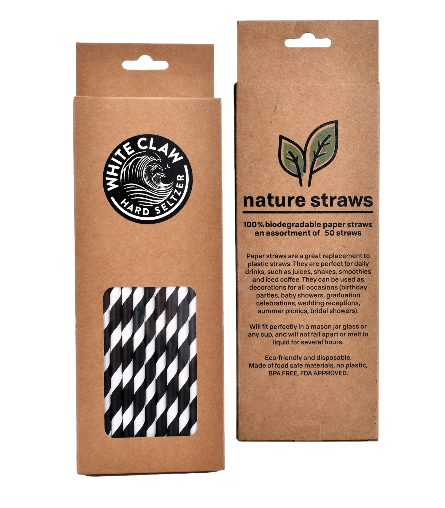 Craft Gift Box Paper Straws