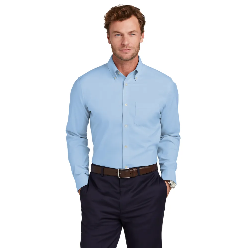 Brooks Brothers(R) Wrinkle-Free Stretch Pinpoint Shirt 7