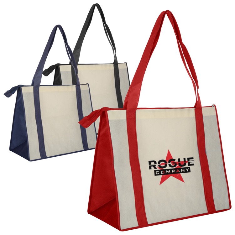 Non Woven Large Zipped Shopping Bag 7