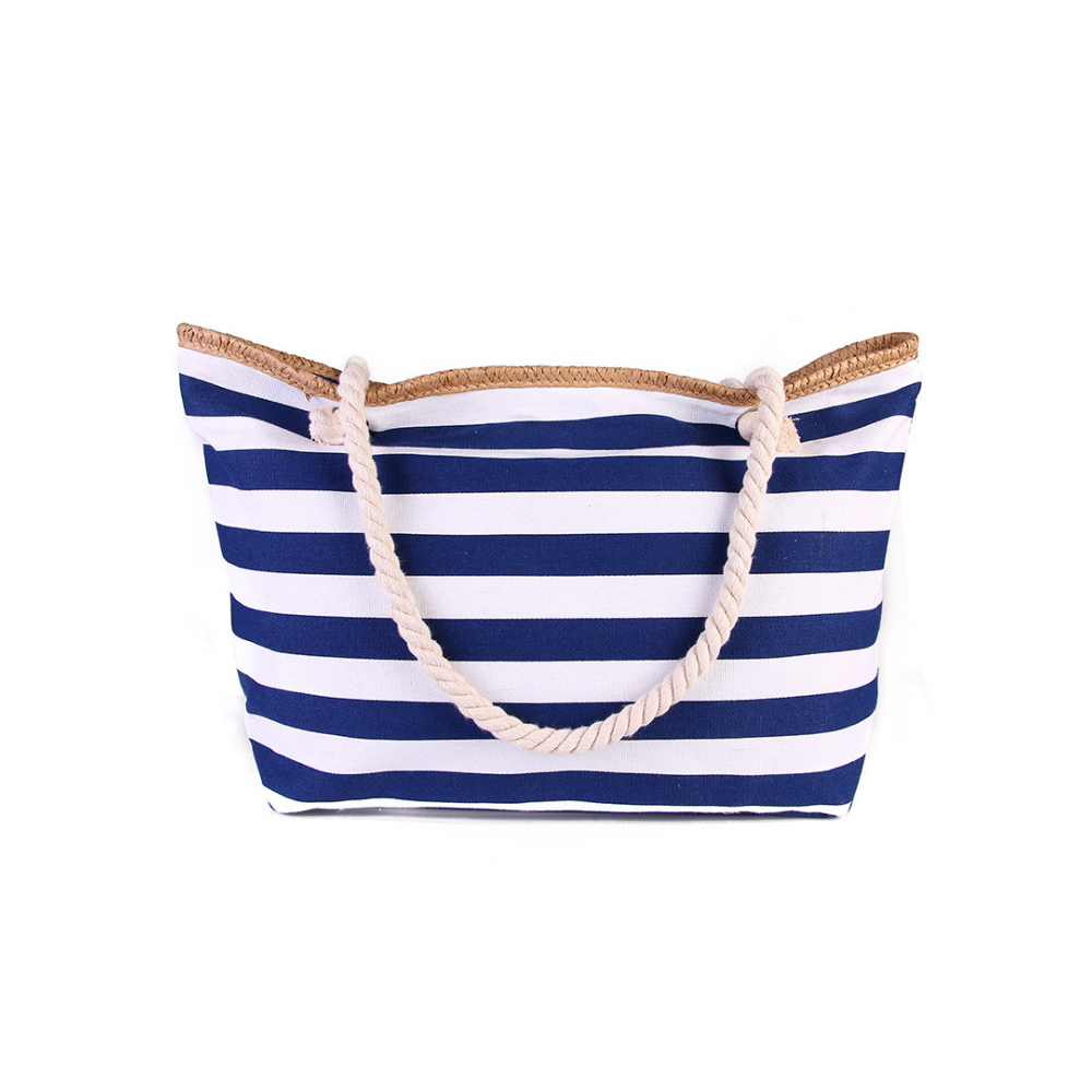 Beach Canvas Boat Tote