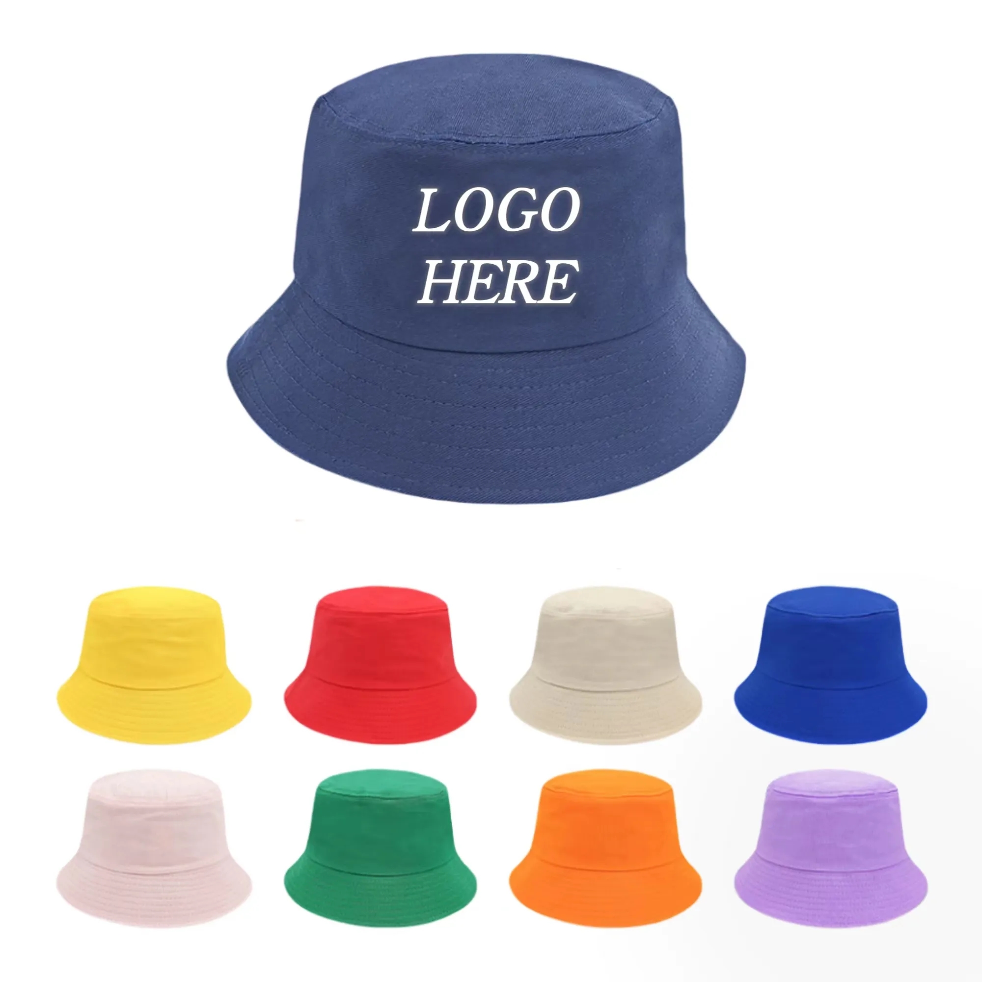 Cotton Bucket Hats Caps 4