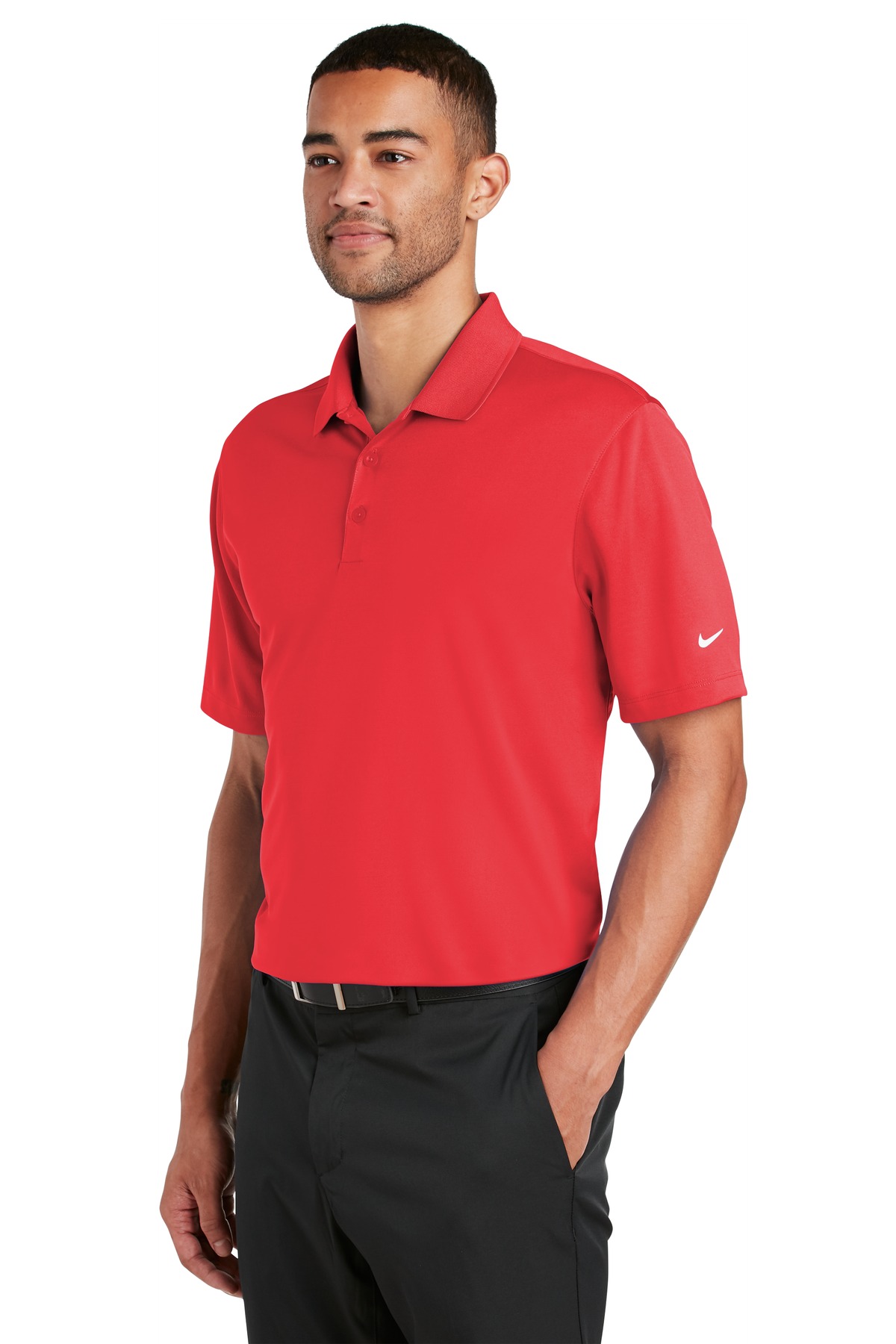 Nike Dri-FIT Classic Fit Players Polo with Flat Knit Collar. 838956 46