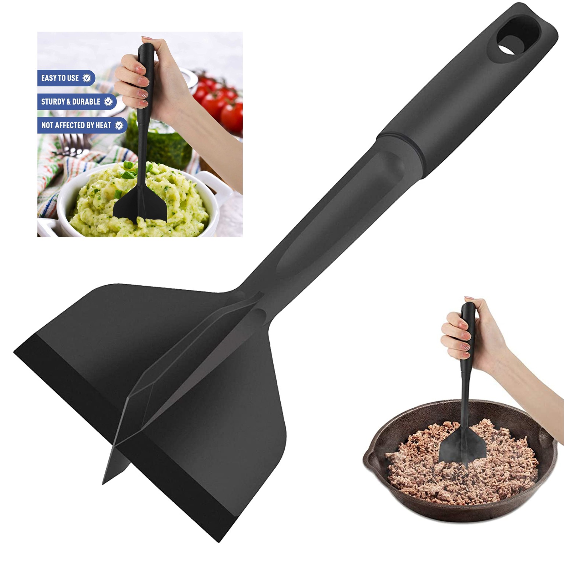 Heat Nylon Resistant Meat Masher 2