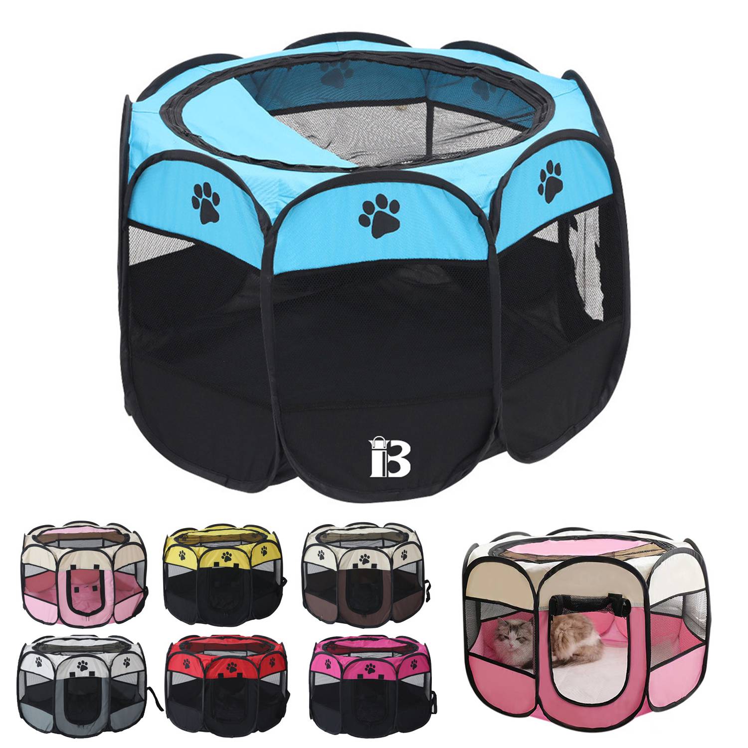 Folding Portable Pet Enclosure, Waterproof for Animals 8