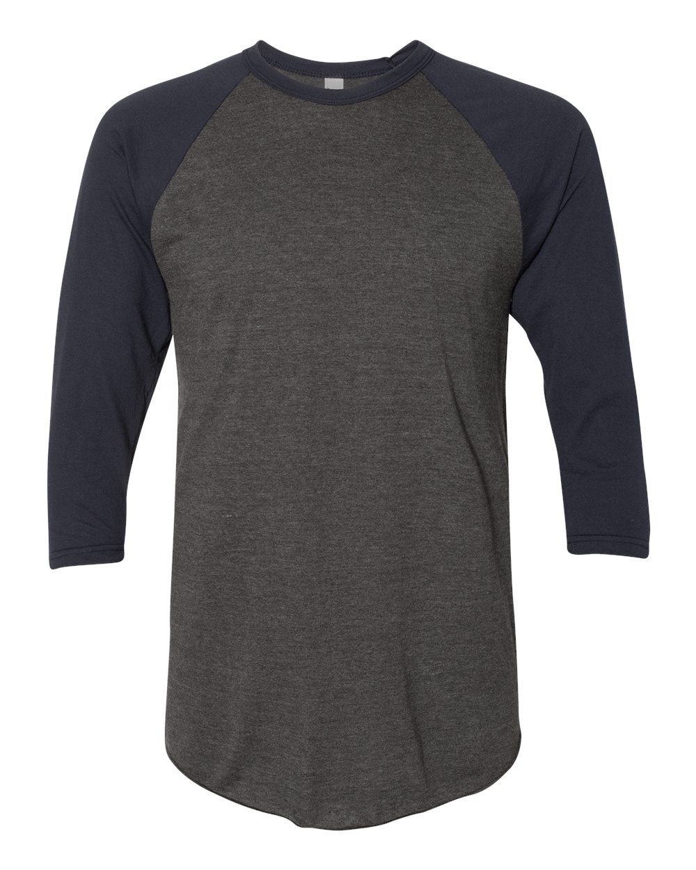 Unisex 50/50 Raglan Three-Quarter Sleeve Tee - BB453W 19