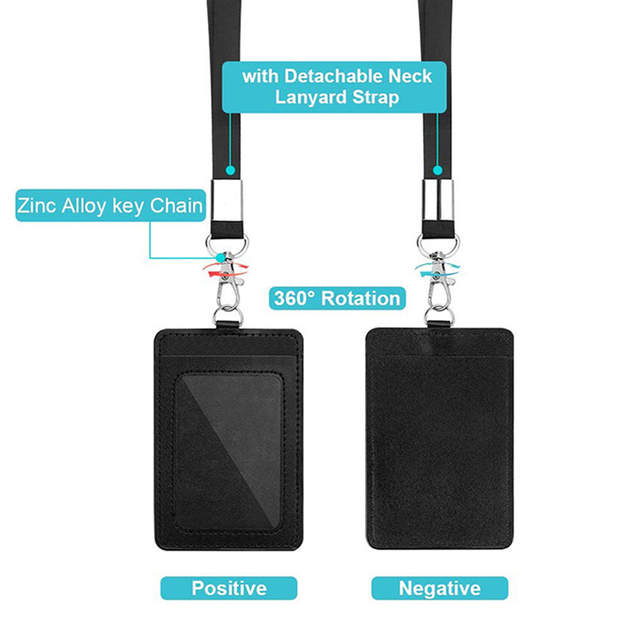 Vertical Card Holders With Lanyard 3