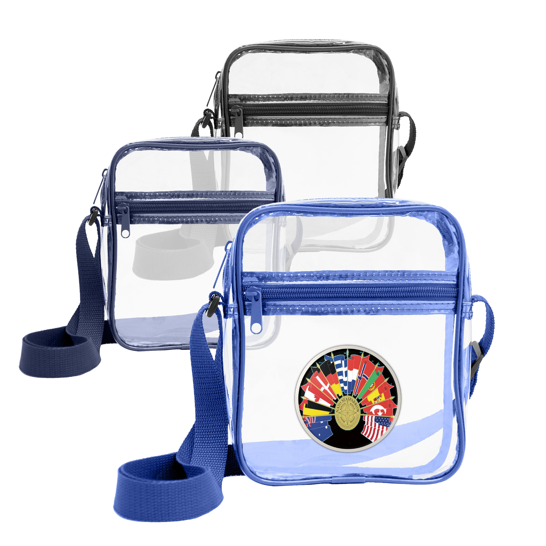 Clear PVC Crossbody Shoulder Bag 2