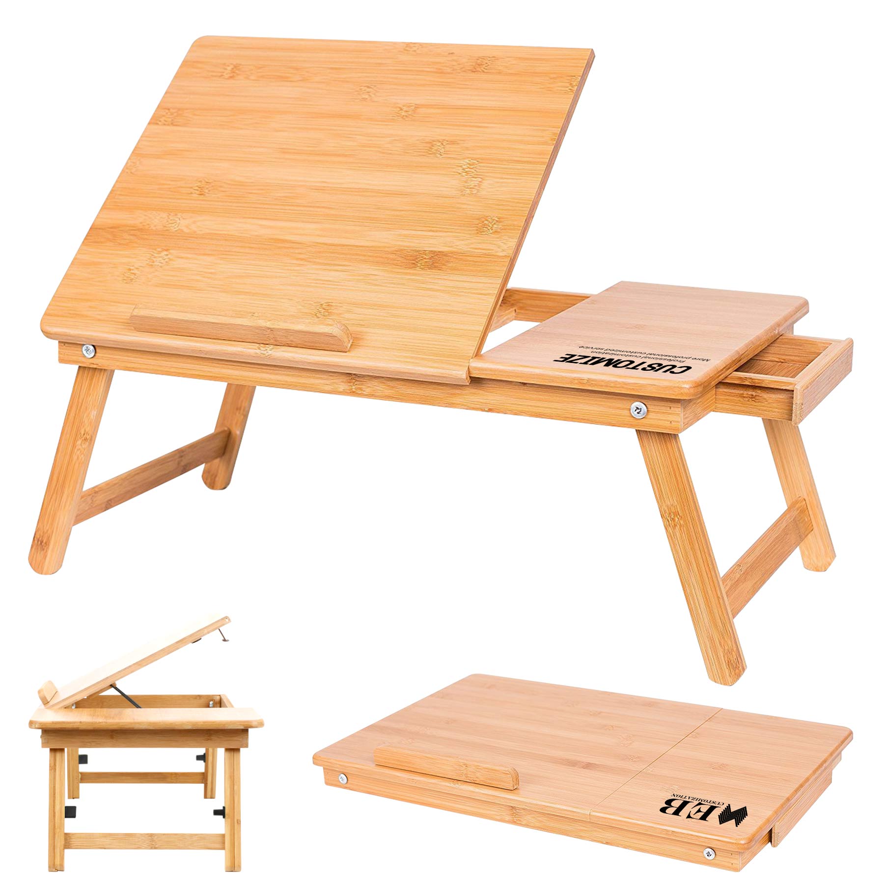 Foldable Bamboo Laptop Desk 1