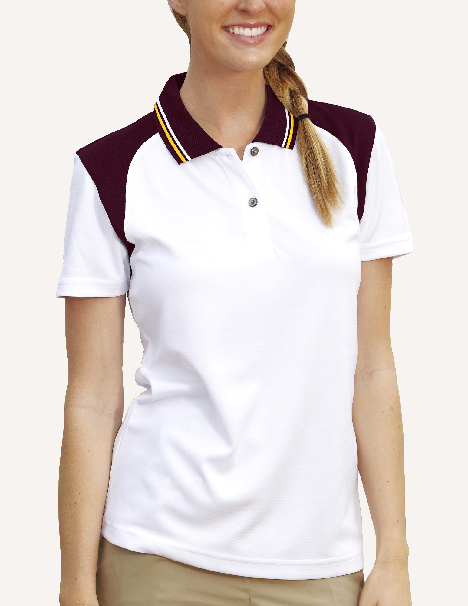 Ladies' Imperial Mini Ottoman Polo Shirt 2