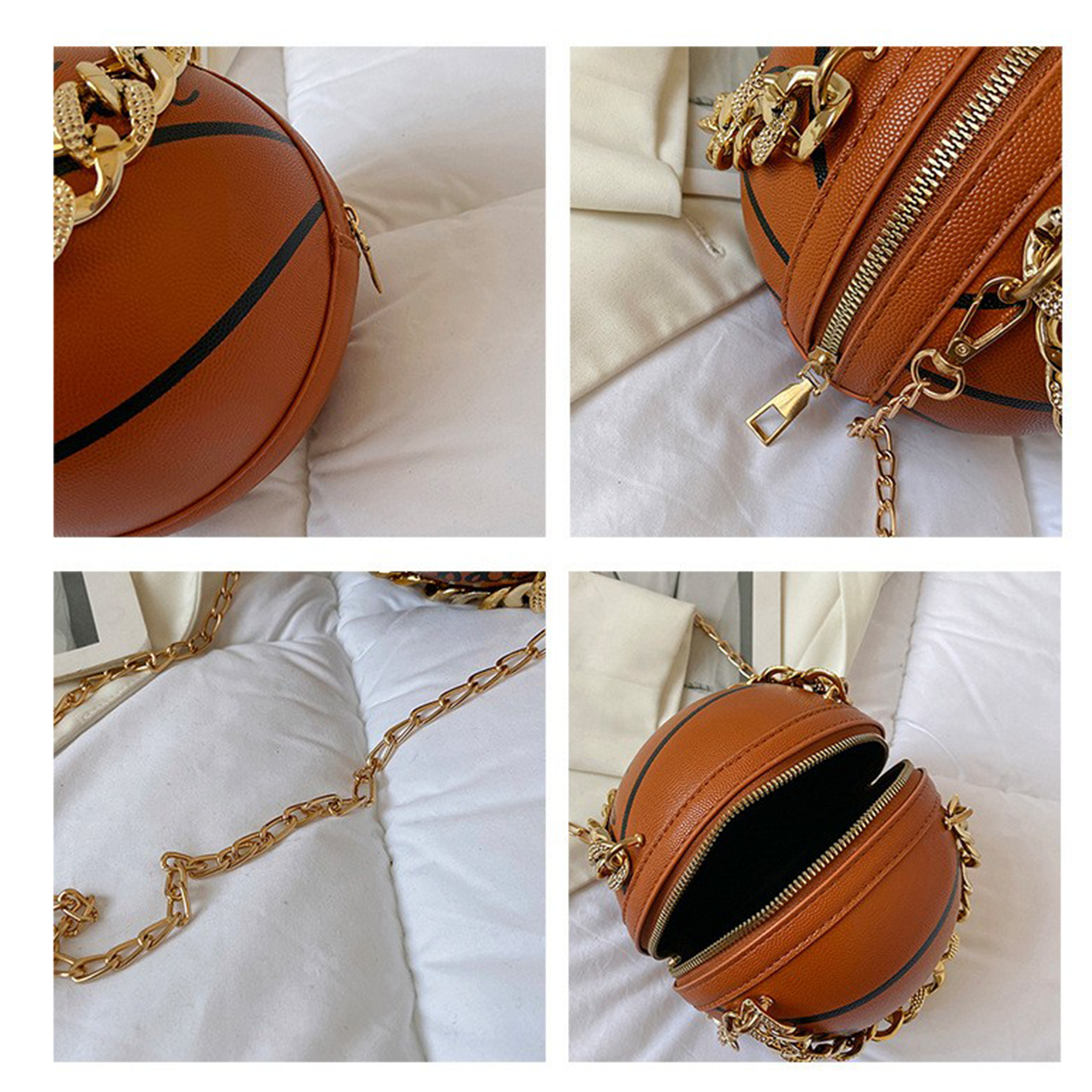 PU Portable Basketball Chain Bag 10