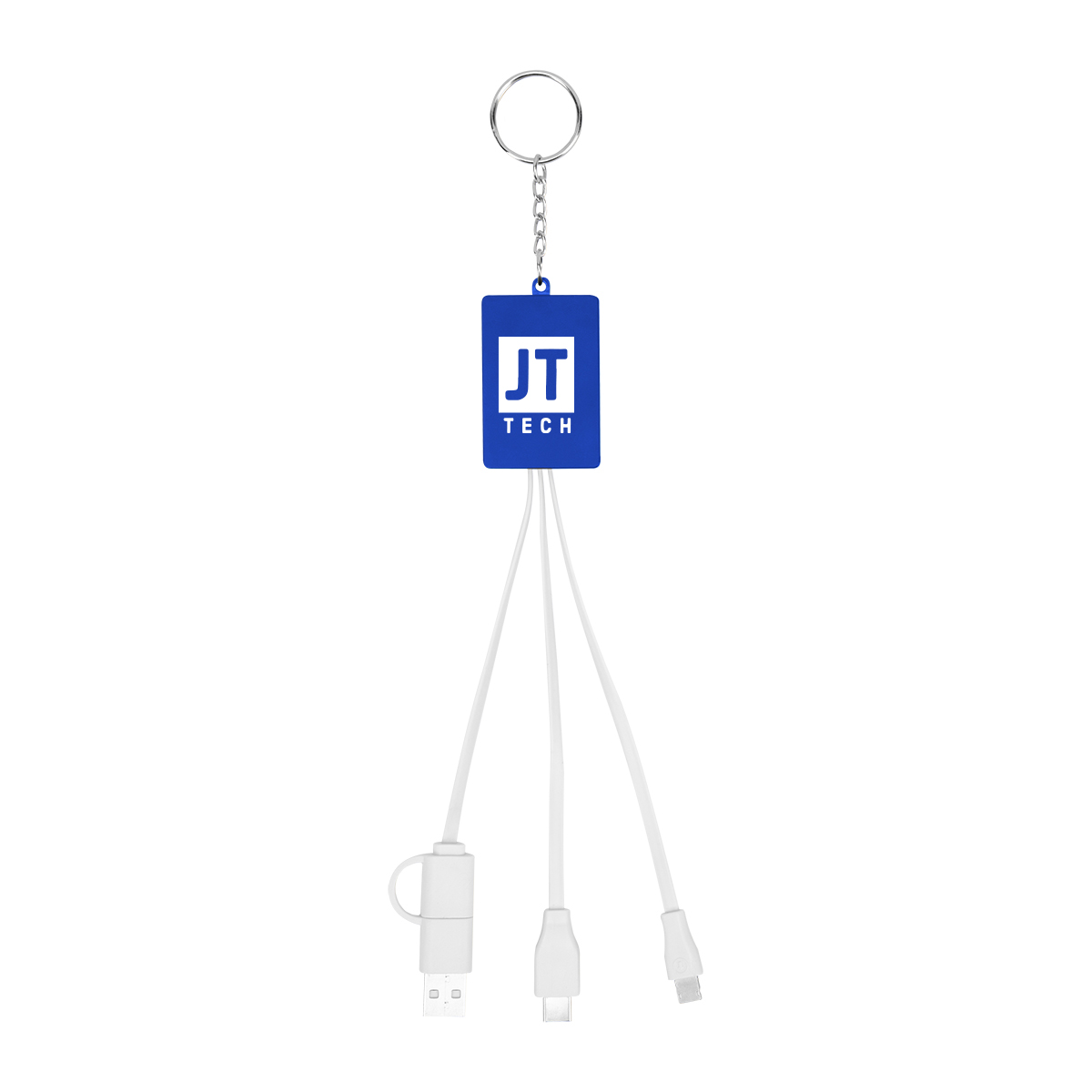 Multi-Charging Cable USB Hub Keyring 4