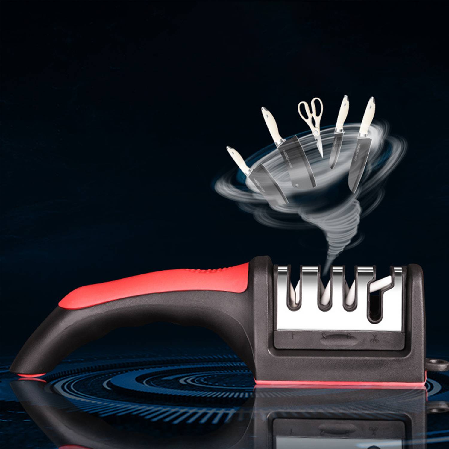 4 in1 Kitchen Knife Sharpener 4