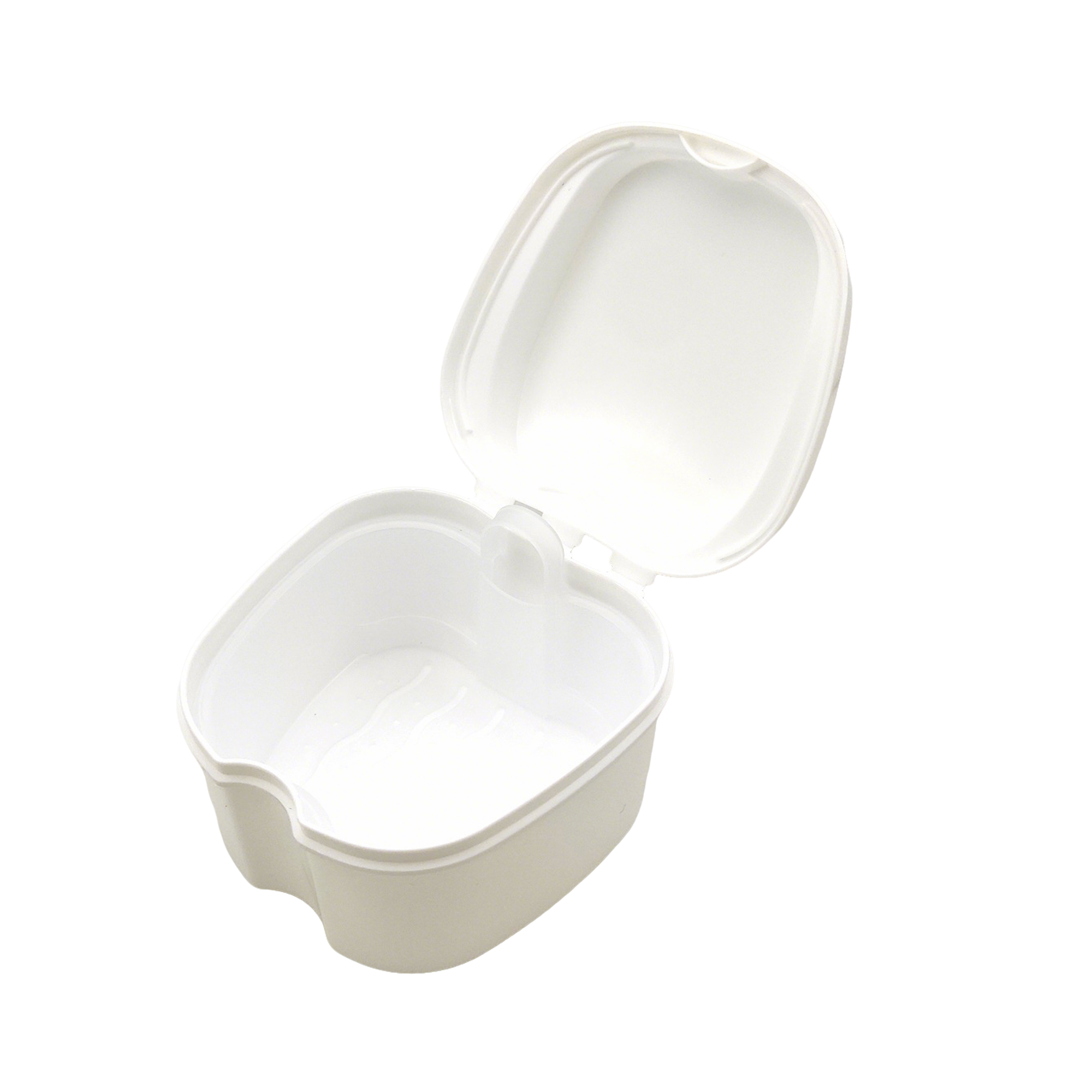 Portable Denture Soak Cup With Lift Out Strainer 3.54" Length X 3.74" Width X 2.56" Heig 9