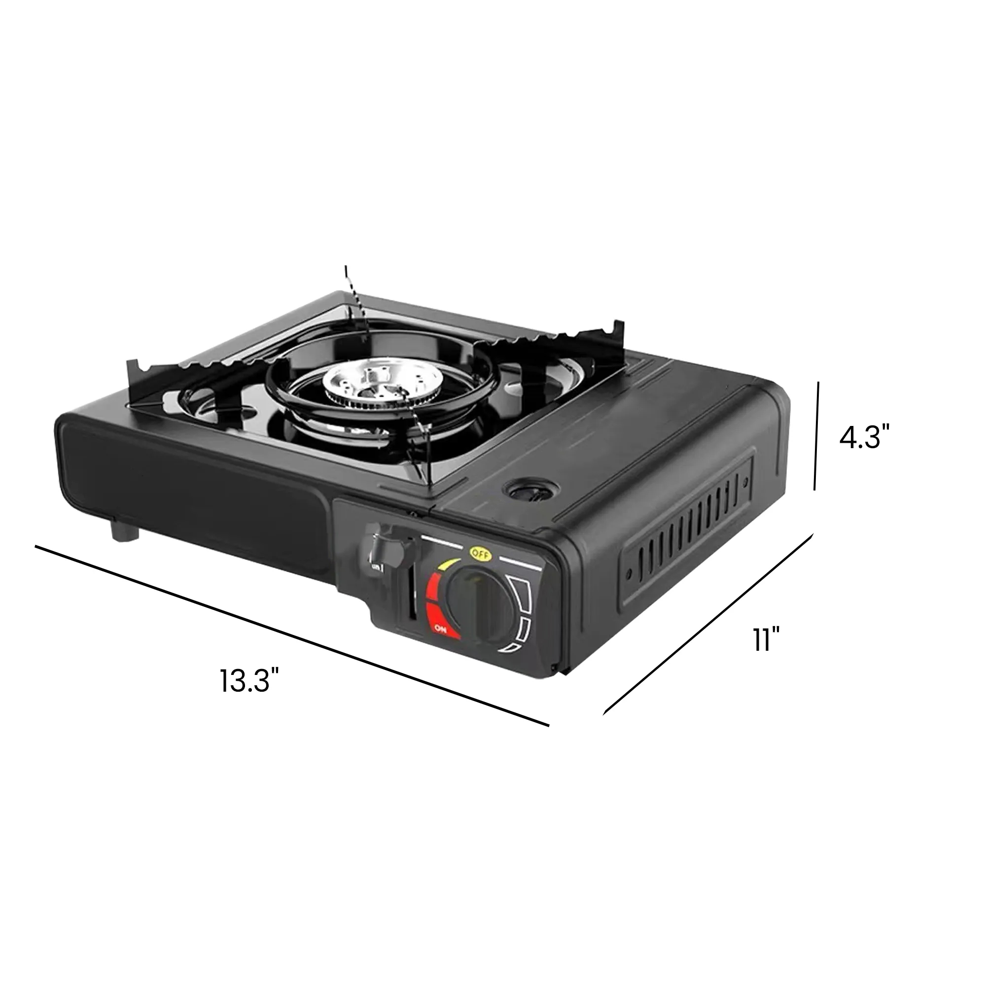 Compact Outdoor Cassette Fireplace 4.3" x 11" x 13.3" 2