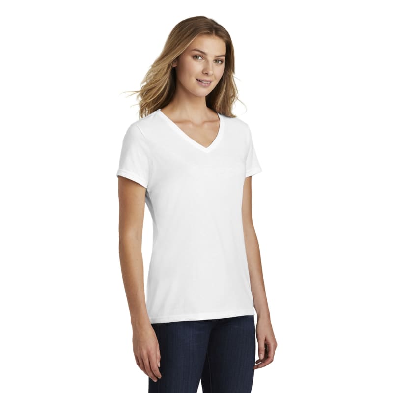 Port & Company Women's Fan Favorite Blend V-Neck Tee. 40