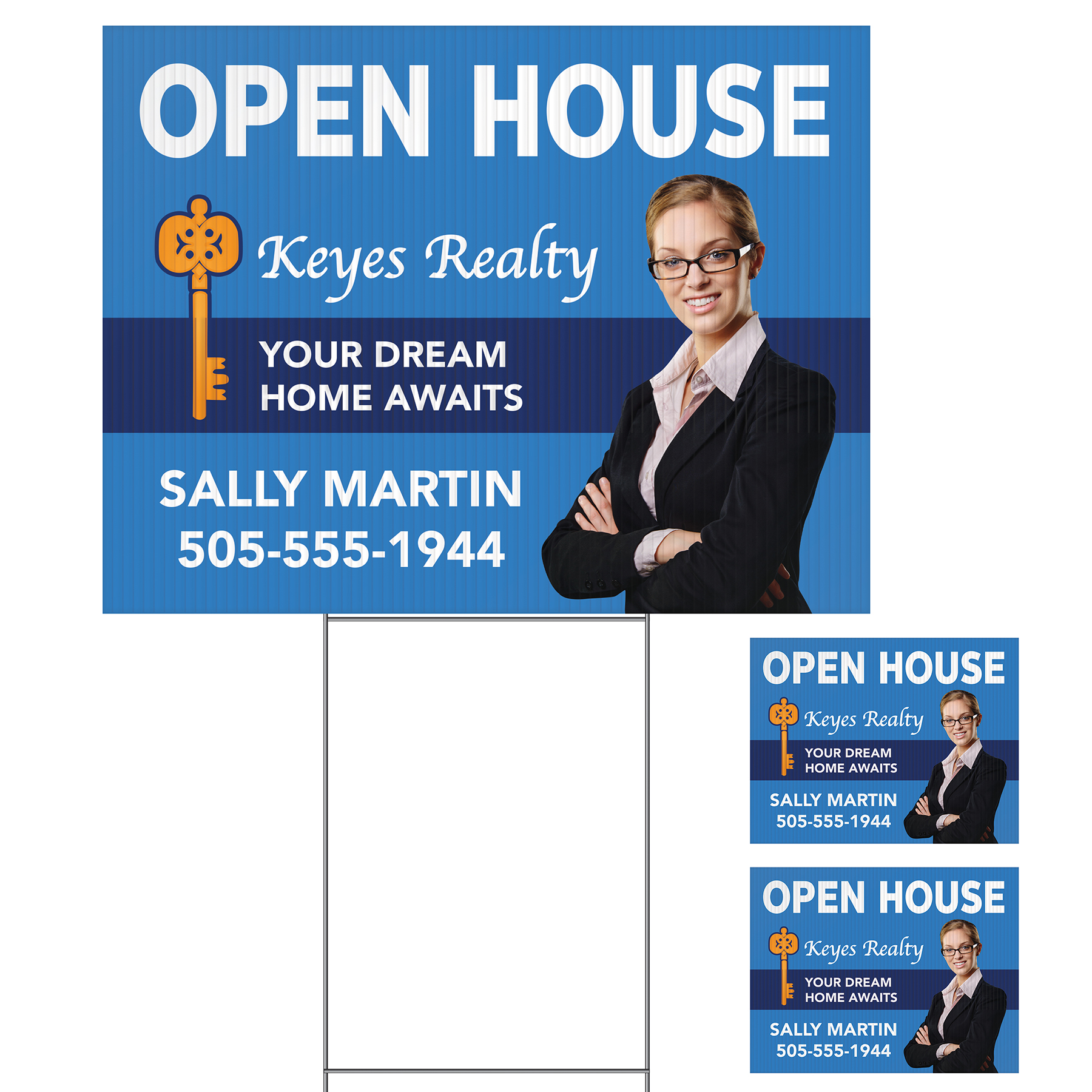 Medium Corrugated Yard Sign - Full Color - 2 Sides 9