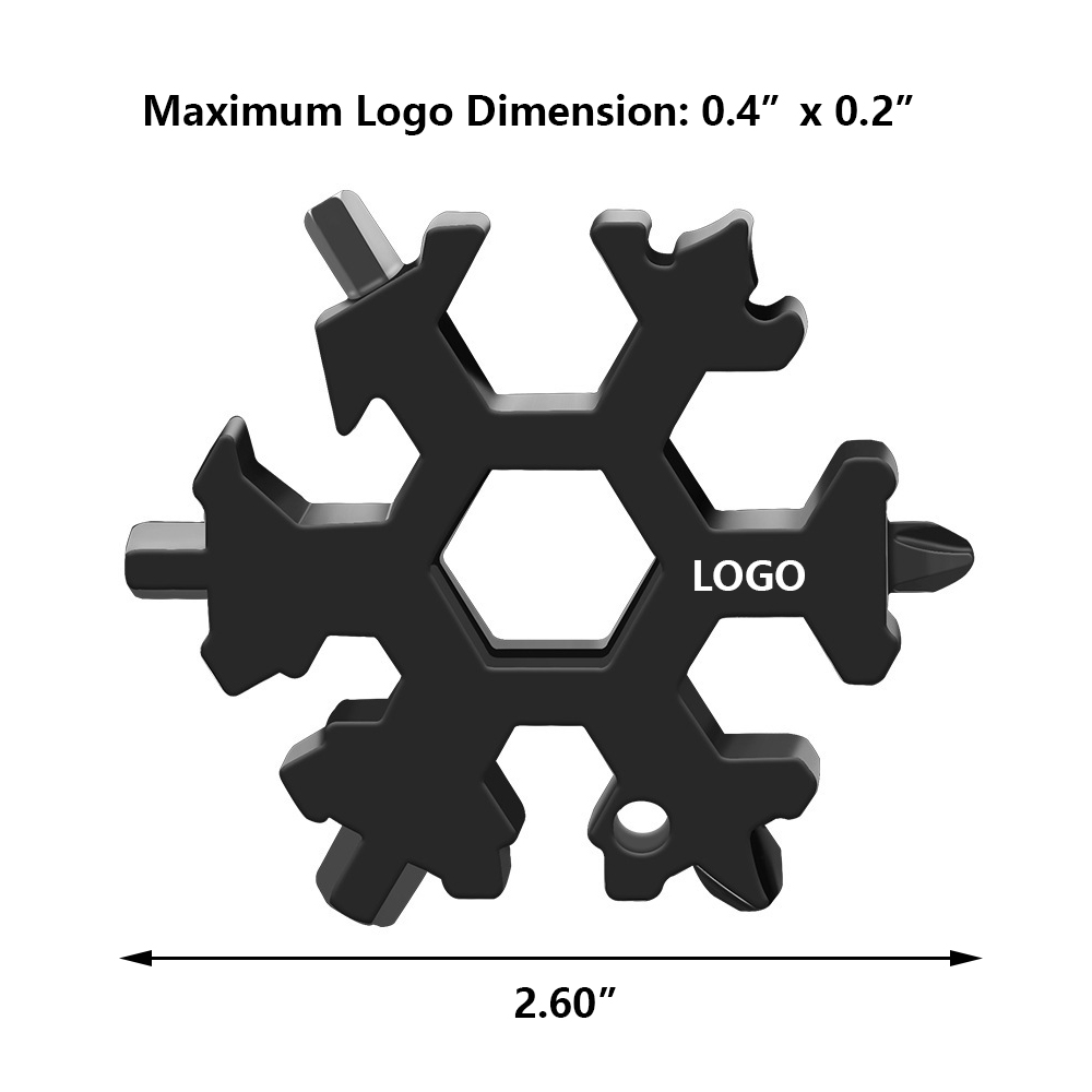 18 in 1 Snowflake Multifunction Tool 3