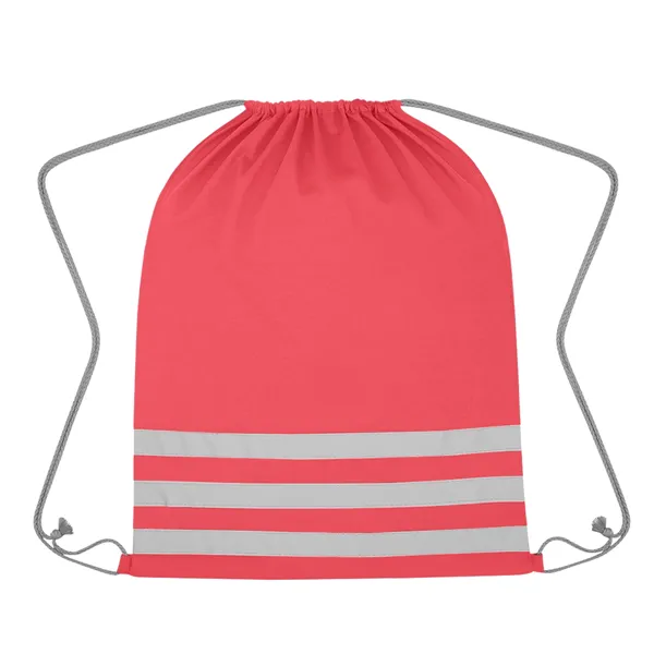 Reflective Safety Drawstring Bag 3
