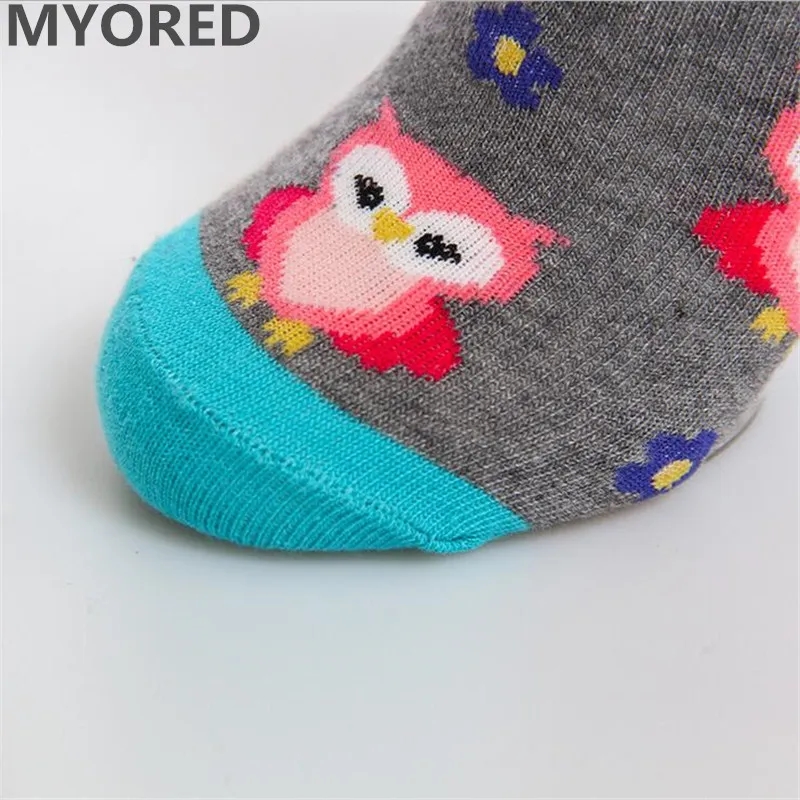 Cute Animal Crew Socks for Women, custom women's shirt with logo imprint 5