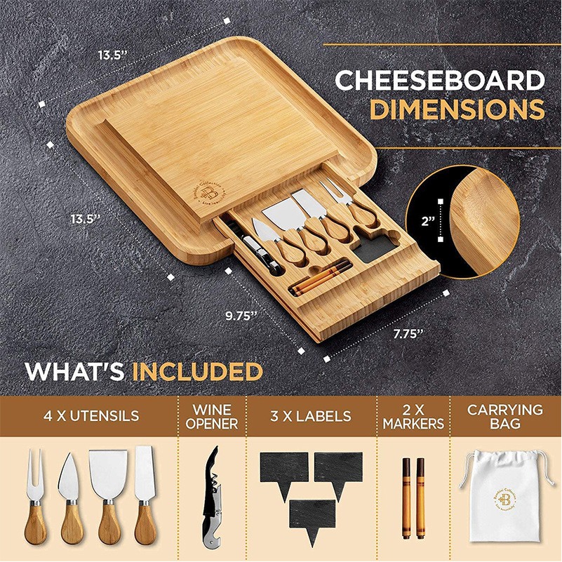 Cheese Board And Knife Set 2