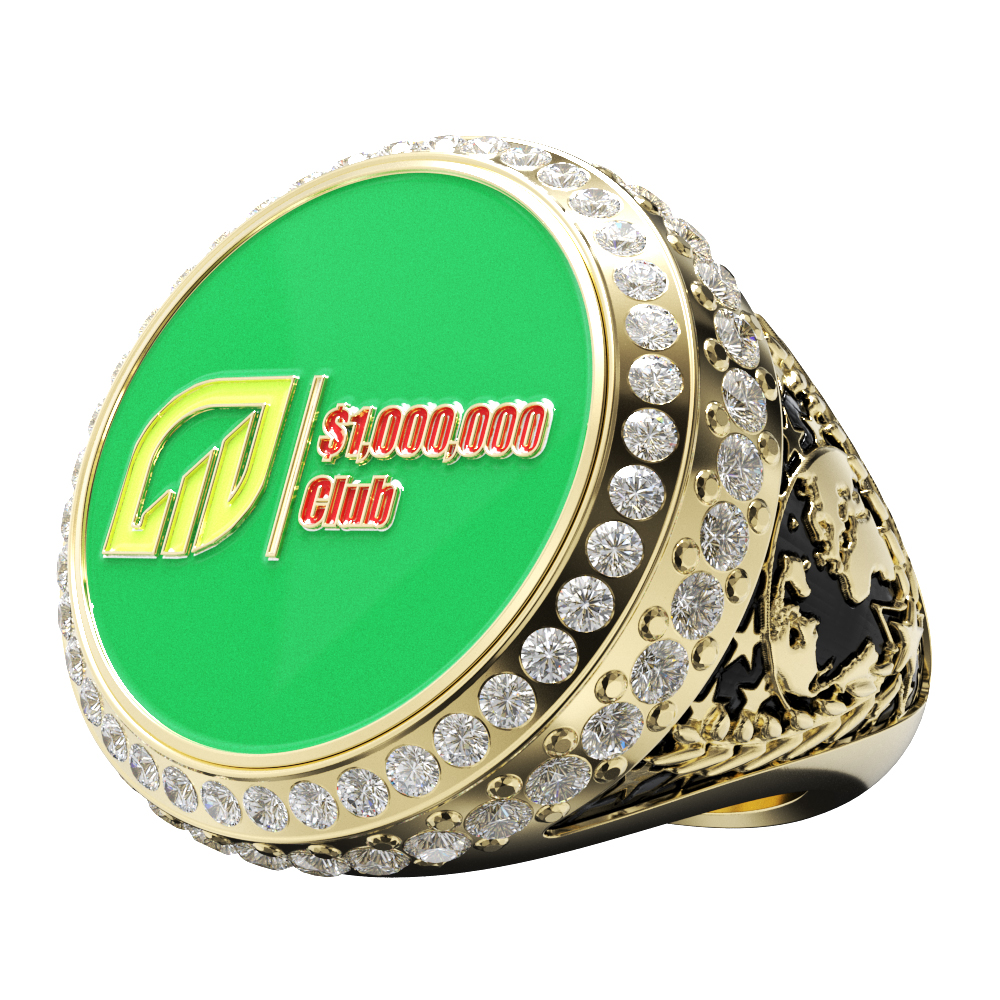 Custom World Class Ring w/ Custom Top & Stock Sides 3