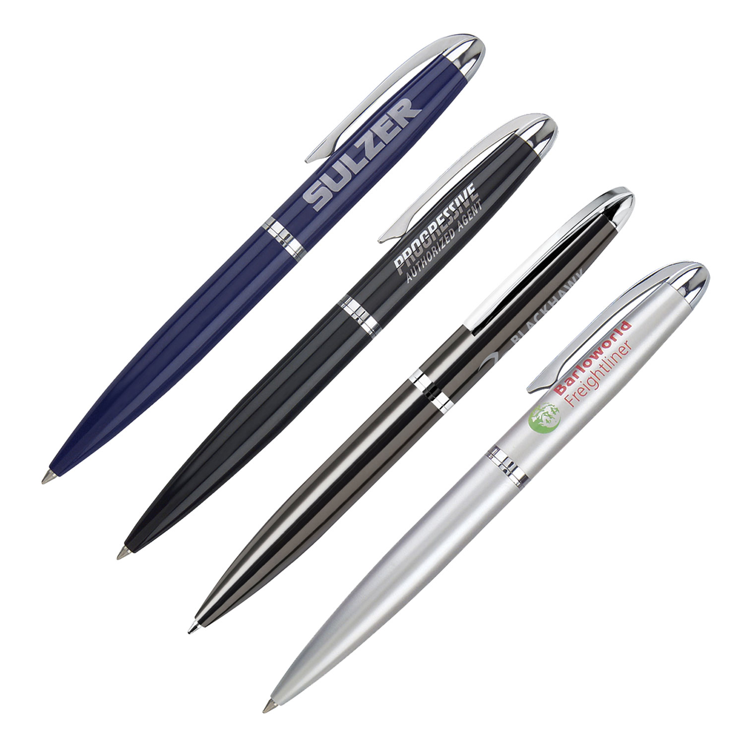 Jane Solid Brass Twist Action Ballpoint Pen 1