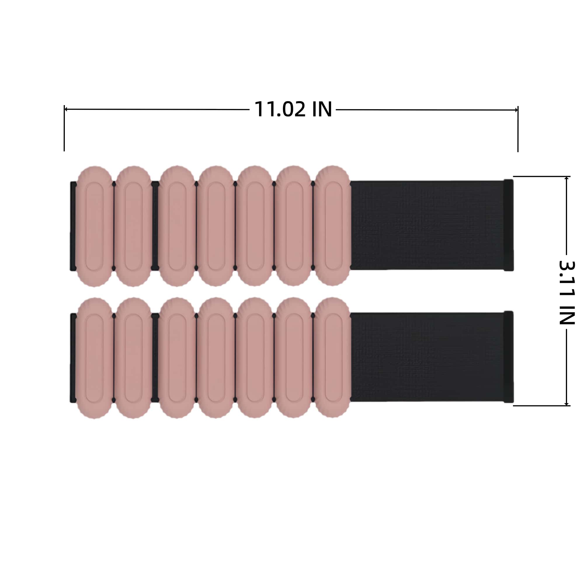 A Pair Of 1-pound Fitness Weight Wristbands 4