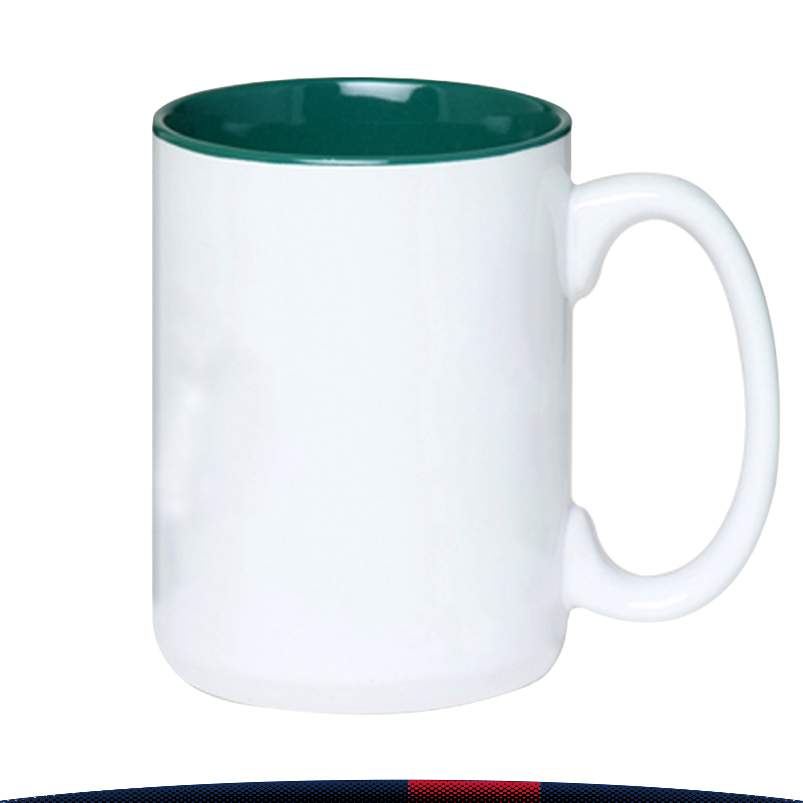 15 oz. Glossy Two-tone Ceramic Photo Mugs 5