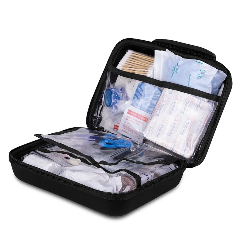 110pc OSHA Compliant First Aid Kit in Easy Carry EVA Zipper 17