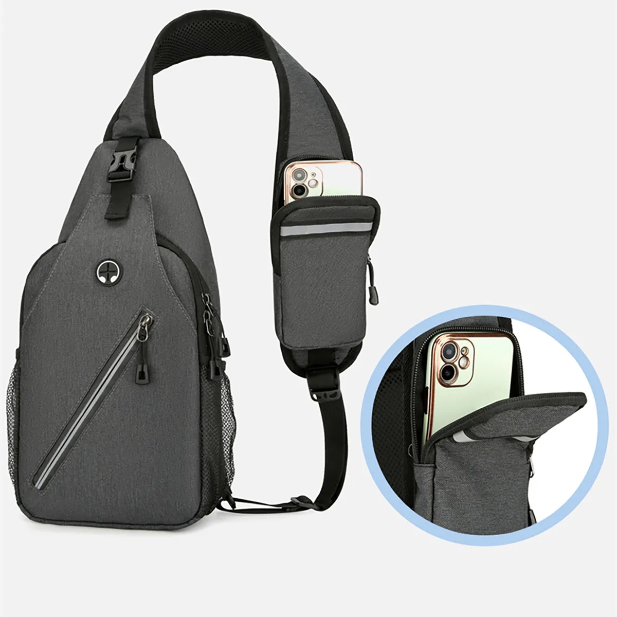 In Stock Crossbody Sling Bag Travel Hiking Chest Bag 2