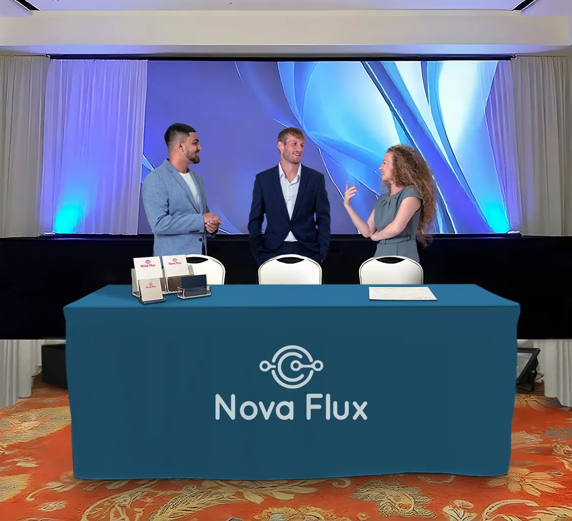 Fitted Table Covers, 4 sided - Zipper Back (8' x 2.5') 7