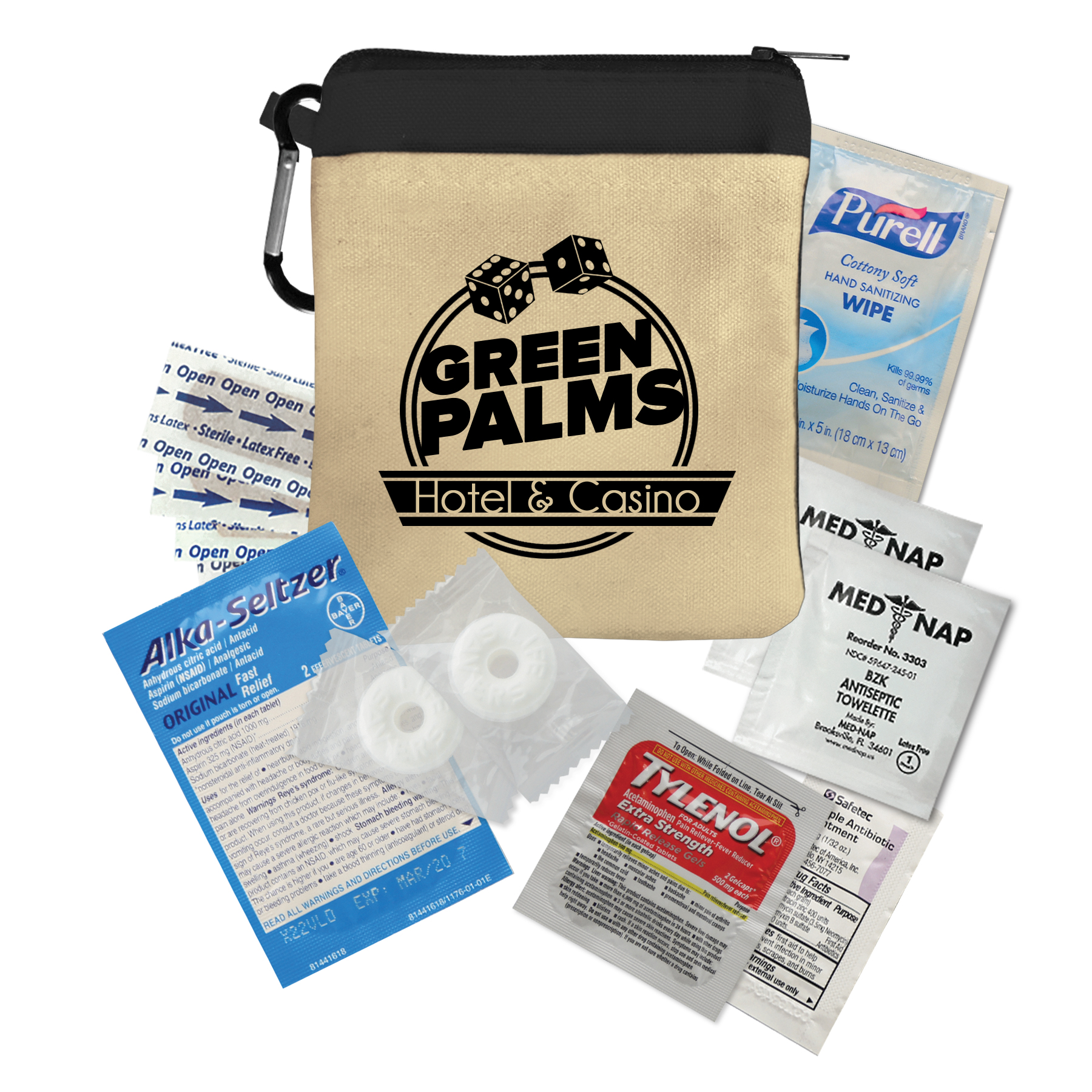New Recovery Kit Canvas Zipper Tote Kit 7