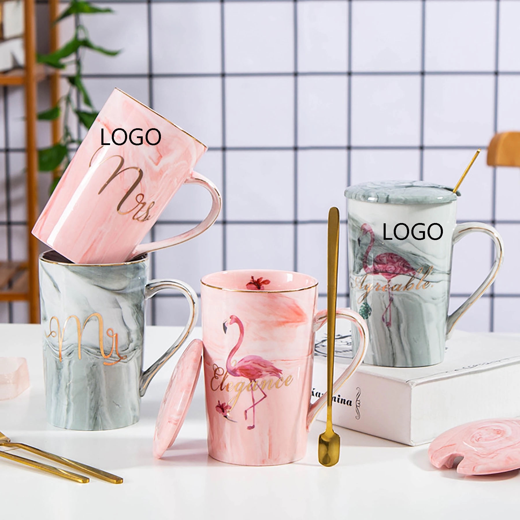 Flamingo Ceramic Coffee Mug Cup 3