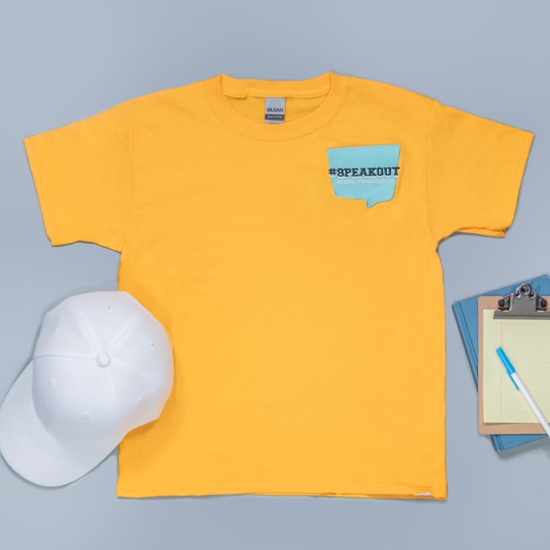 Custom Embroidered Youth Basic Cotton T-Shirts 2