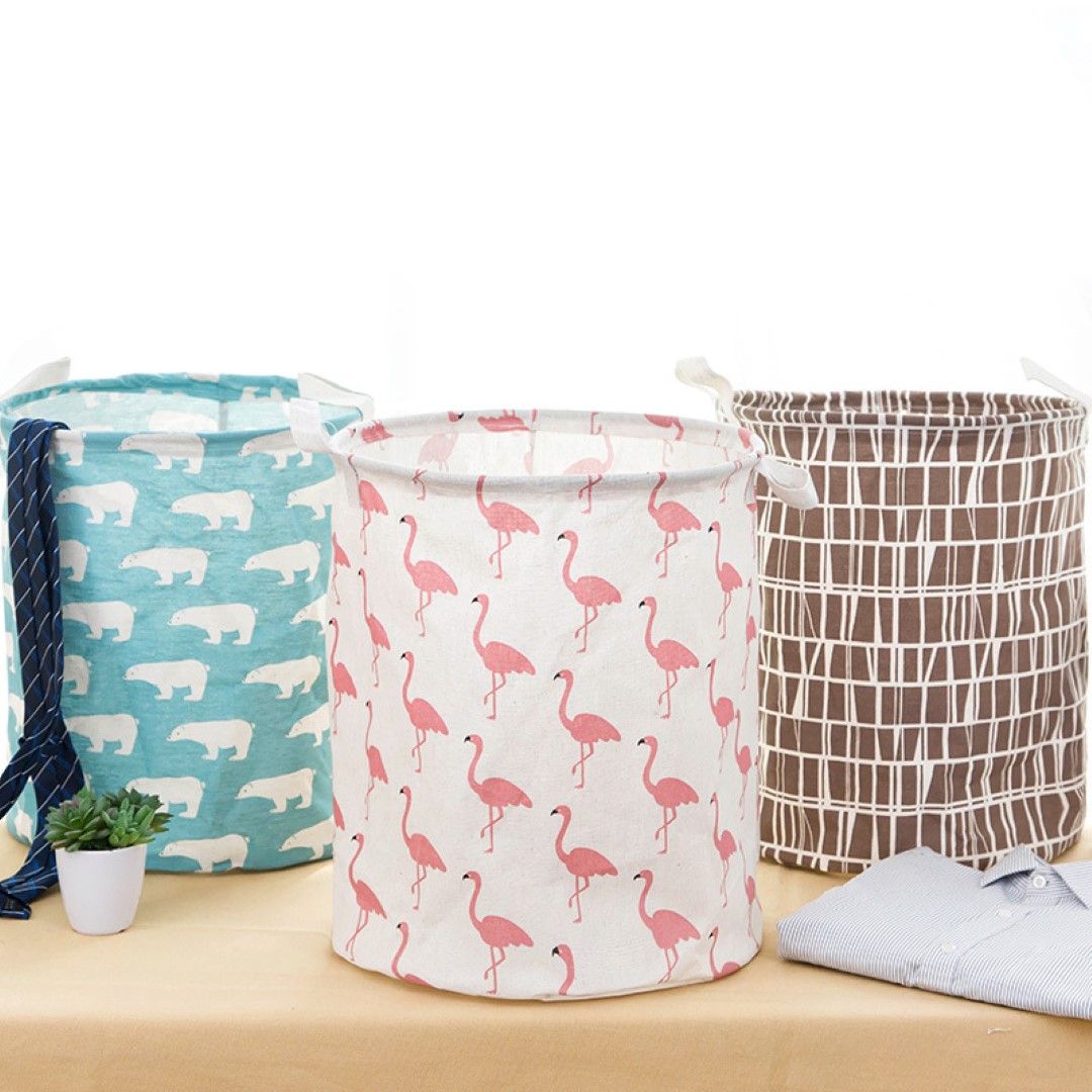 Drawstring Clothes Hamper 12
