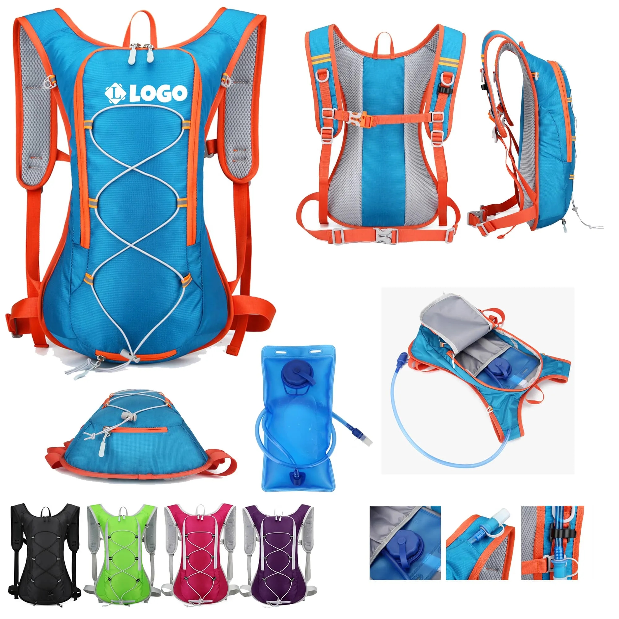 Travel Backpack With Detachable Water Bladder 3