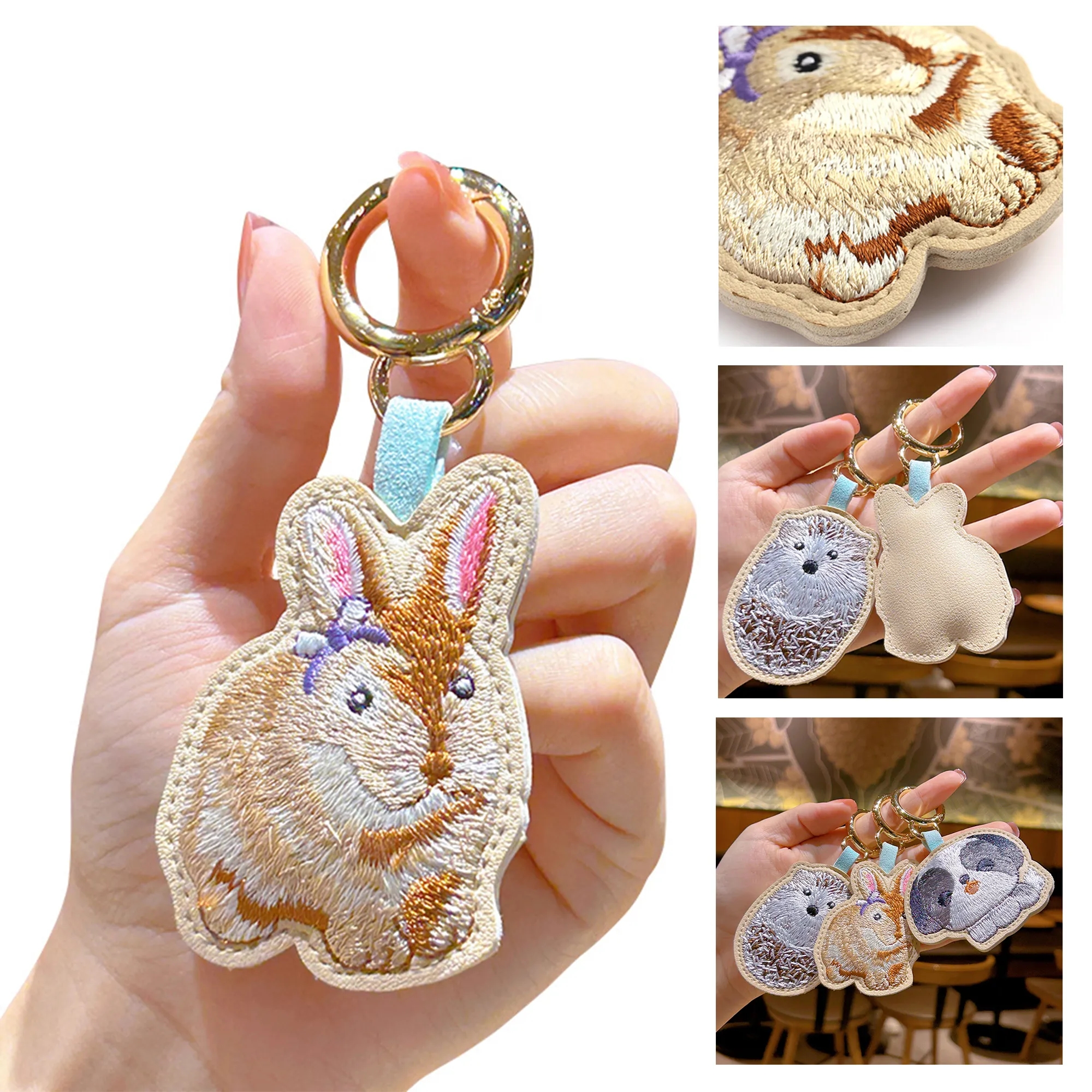 PU Leather Keychain 2